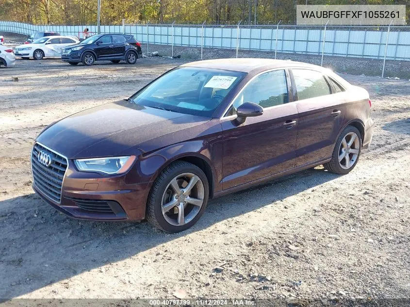 WAUBFGFFXF1055261 2015 Audi A3 2.0T Premium