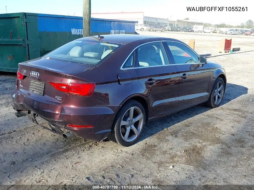 WAUBFGFFXF1055261 2015 Audi A3 2.0T Premium