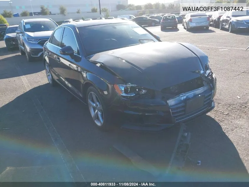 2015 Audi A3 1.8T Premium VIN: WAUACGFF3F1087442 Lot: 40811933