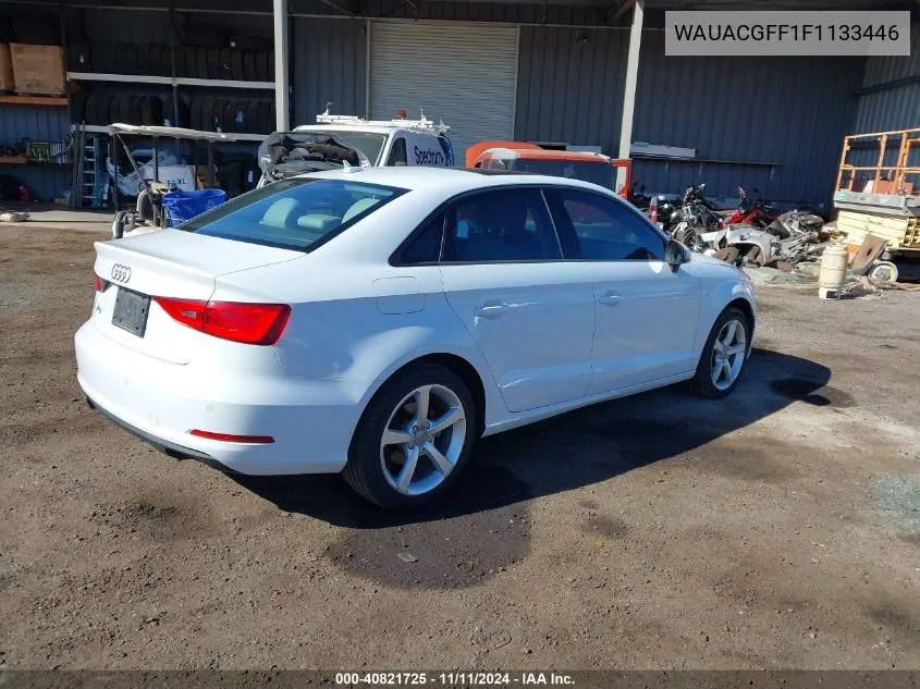 2015 Audi A3 1.8T Premium VIN: WAUACGFF1F1133446 Lot: 40821725