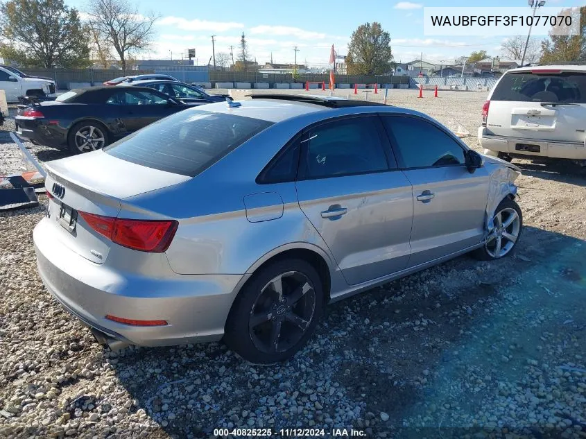 WAUBFGFF3F1077070 2015 Audi A3 2.0T Premium