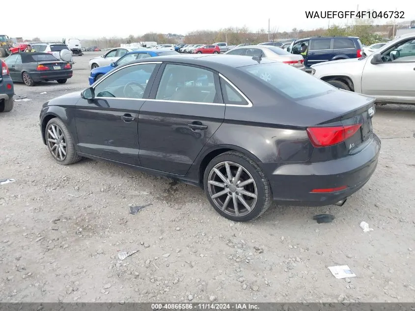 2015 Audi A3 2.0T Premium VIN: WAUEFGFF4F1046732 Lot: 40866586