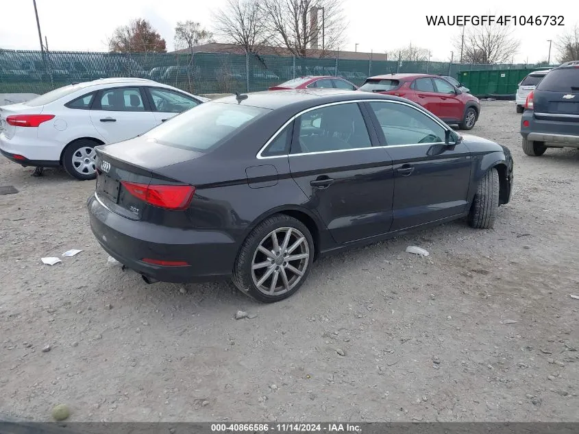 2015 Audi A3 2.0T Premium VIN: WAUEFGFF4F1046732 Lot: 40866586