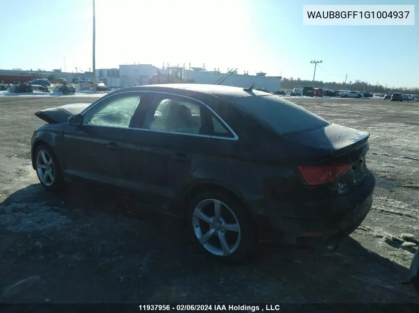 WAUB8GFF1G1004937 2016 Audi A3