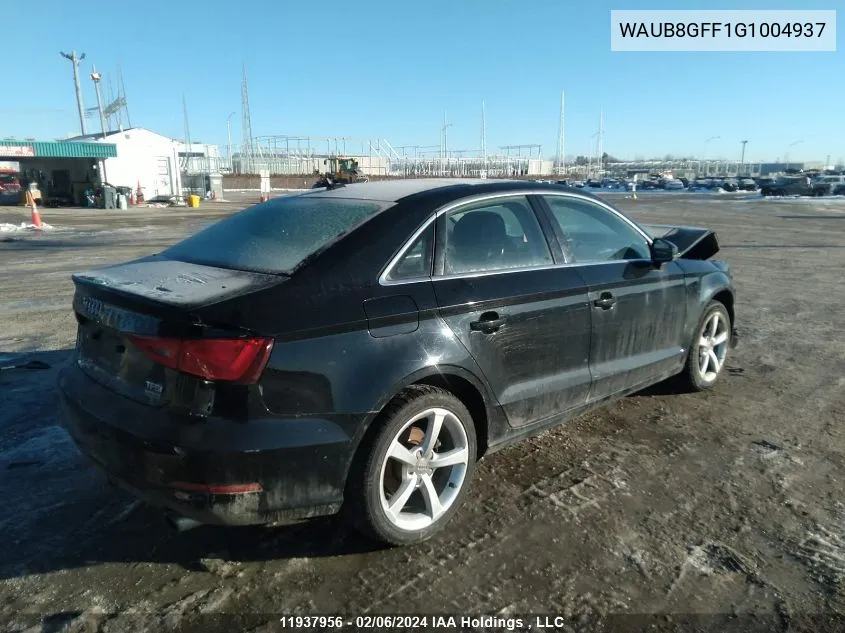 WAUB8GFF1G1004937 2016 Audi A3