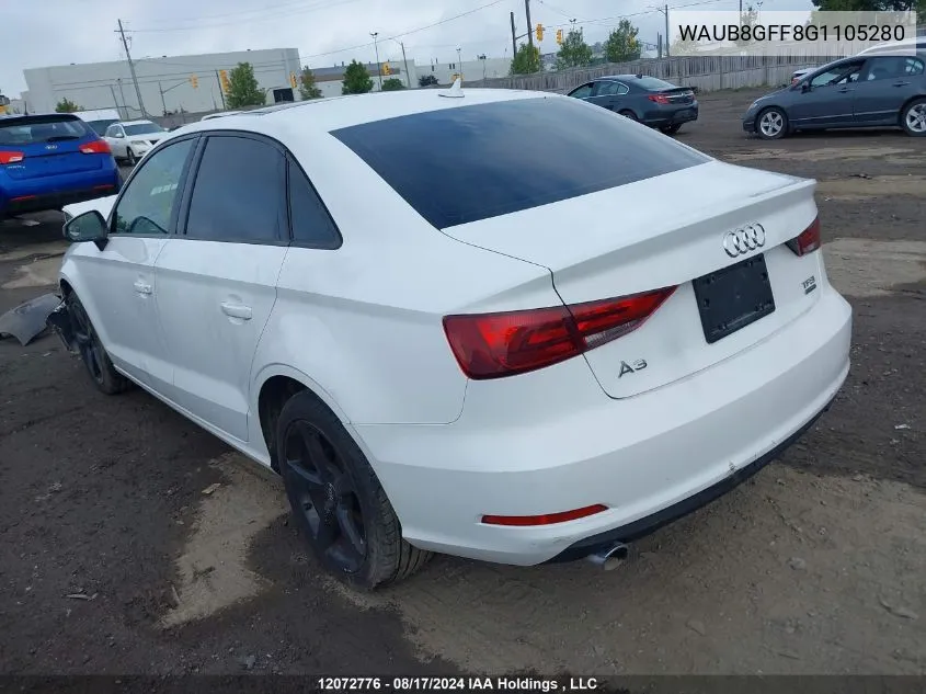 WAUB8GFF8G1105280 2016 Audi A3