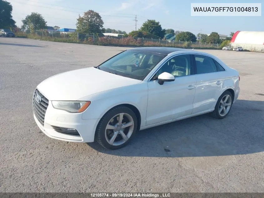 2016 Audi A3 Premium VIN: WAUA7GFF7G1004813 Lot: 12105774