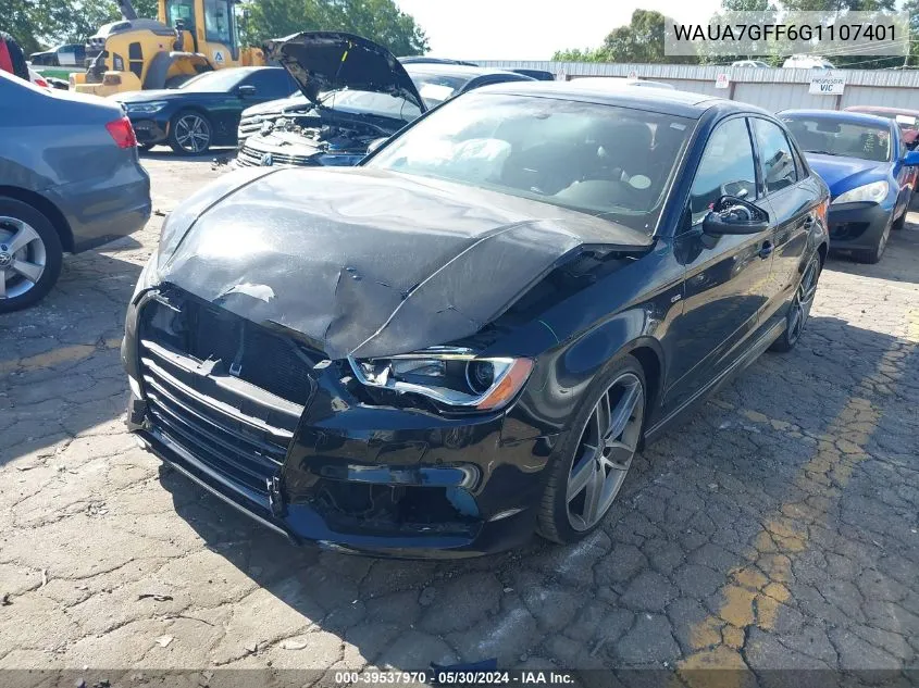 WAUA7GFF6G1107401 2016 Audi A3 1.8T Premium