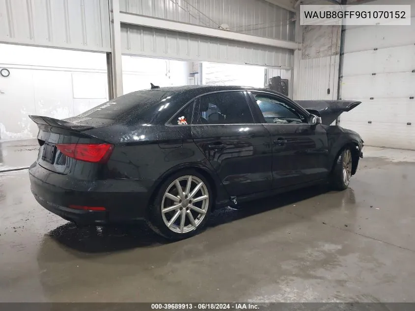 WAUB8GFF9G1070152 2016 Audi A3 2.0T Premium