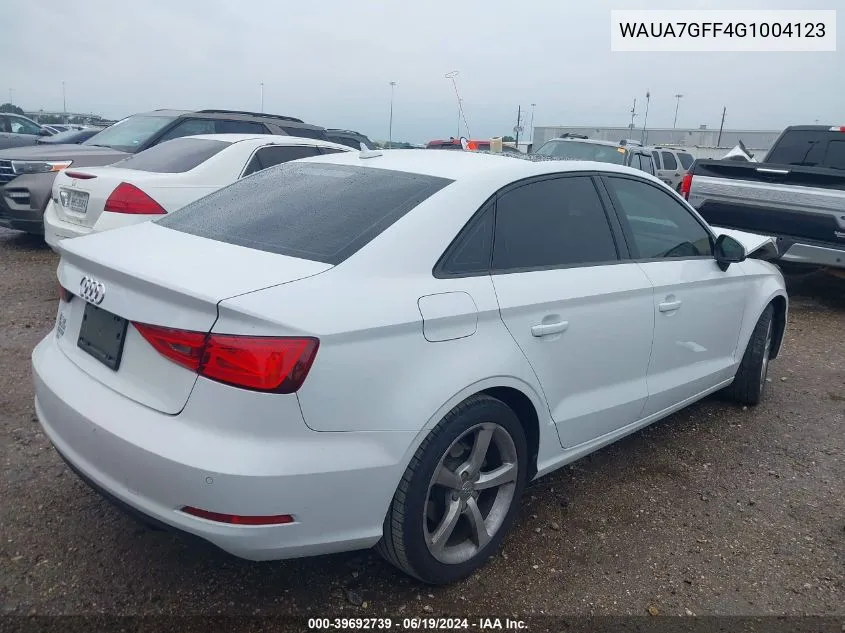 WAUA7GFF4G1004123 2016 Audi A3 1.8T Premium