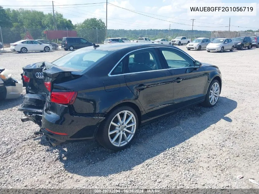 2016 Audi A3 2.0T Premium VIN: WAUE8GFF2G1056719 Lot: 39732094