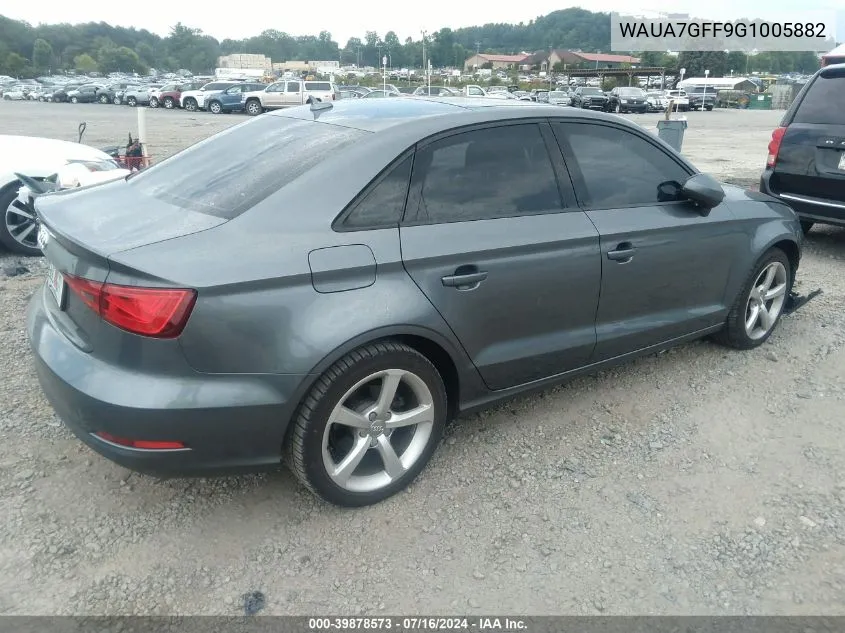 WAUA7GFF9G1005882 2016 Audi A3 1.8T Premium