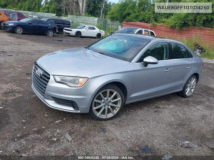 WAUE8GFF1G1034260 2016 Audi A3 2.0T Premium