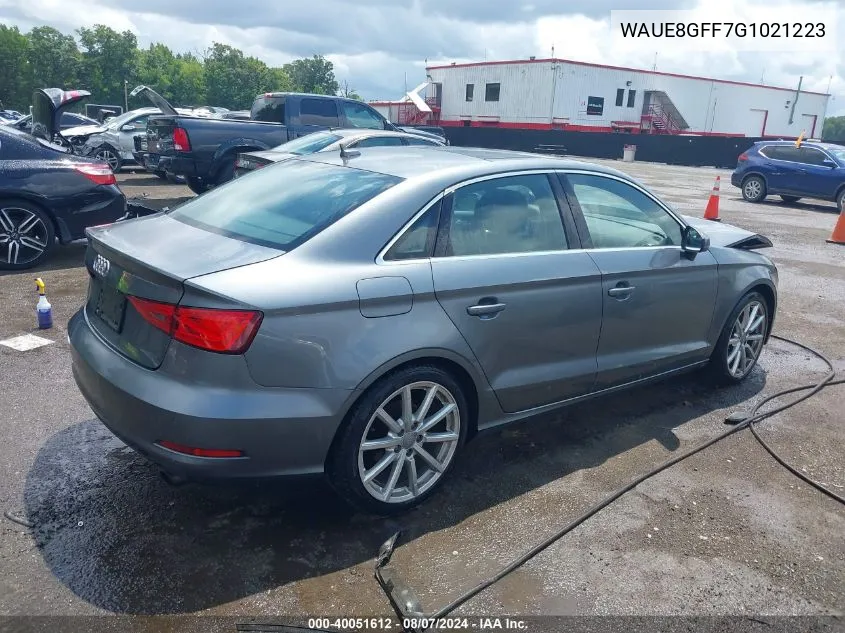 WAUE8GFF7G1021223 2016 Audi A3 2.0T Premium