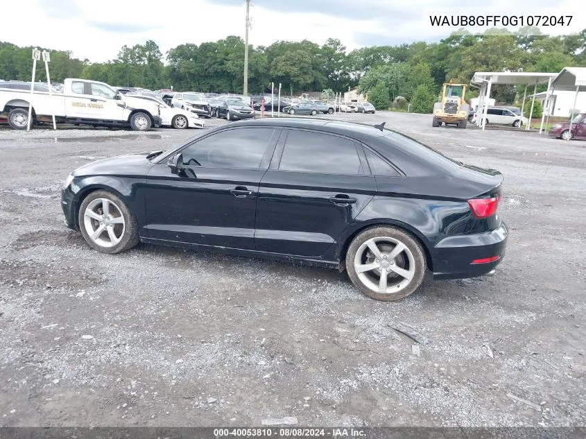 WAUB8GFF0G1072047 2016 Audi A3 2.0T Premium