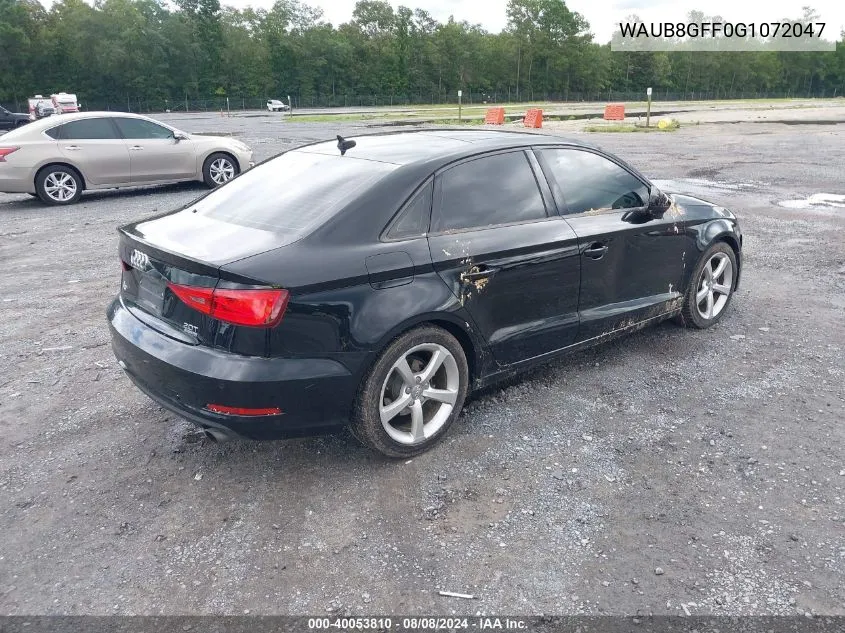 WAUB8GFF0G1072047 2016 Audi A3 2.0T Premium