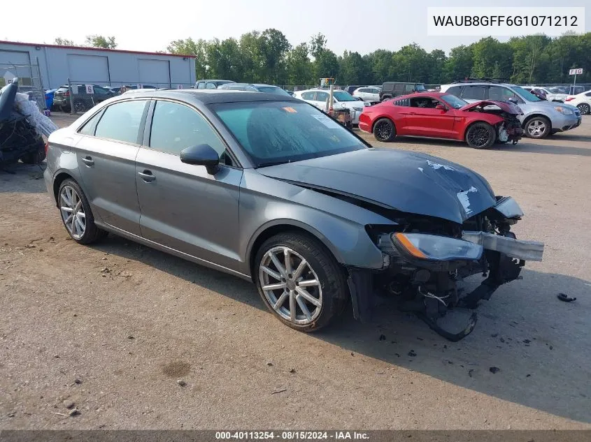 2016 Audi A3 2.0T Premium VIN: WAUB8GFF6G1071212 Lot: 40113254