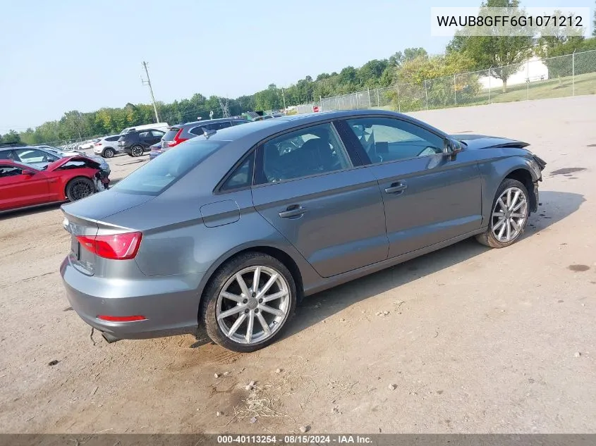 WAUB8GFF6G1071212 2016 Audi A3 2.0T Premium