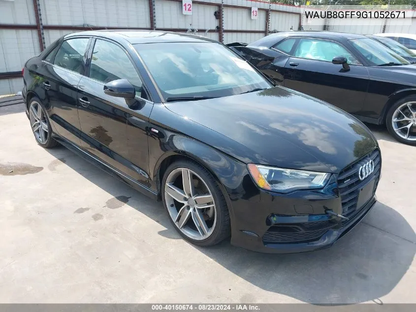 2016 Audi A3 2.0T Premium VIN: WAUB8GFF9G1052671 Lot: 40150674