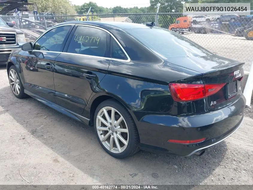 WAUJ8GFF9G1026454 2016 Audi A3 2.0T Premium