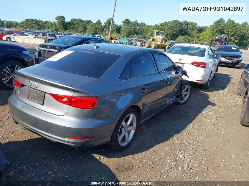 WAUA7GFF9G1042897 2016 Audi A3 1.8T Premium