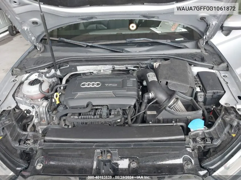 WAUA7GFF0G1061872 2016 Audi A3 1.8T Premium