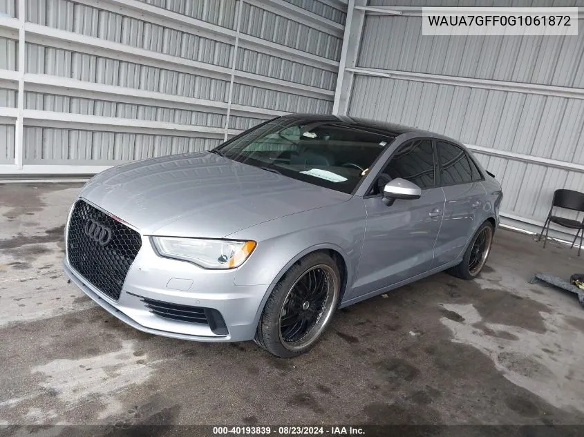 WAUA7GFF0G1061872 2016 Audi A3 1.8T Premium