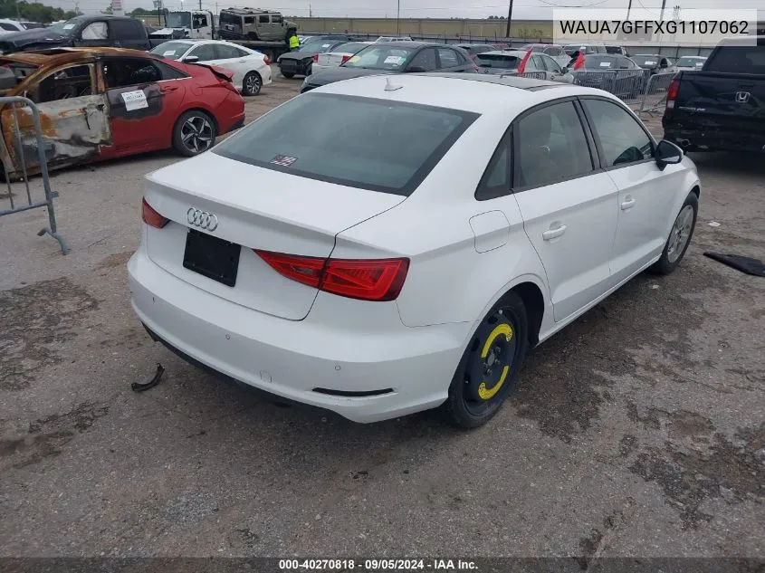 WAUA7GFFXG1107062 2016 Audi A3 Premium