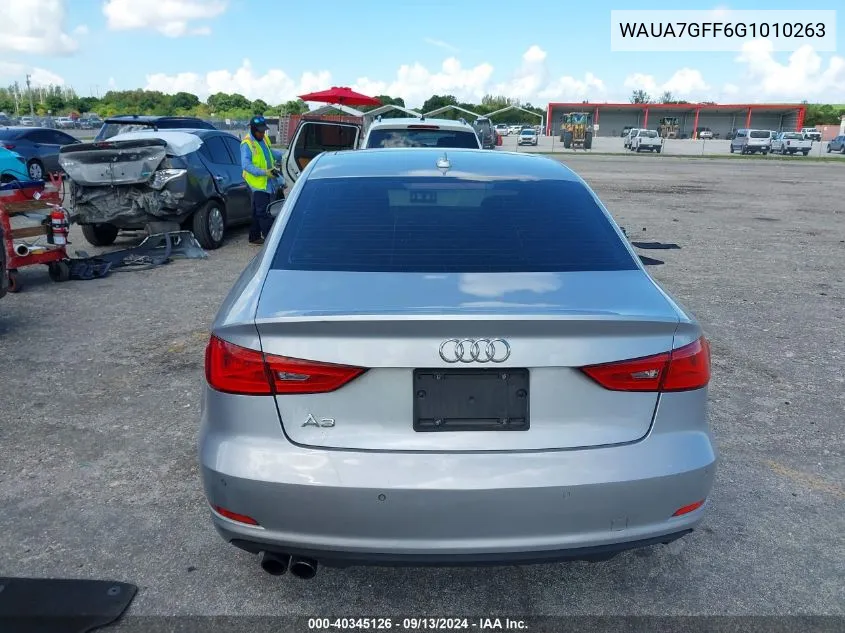 2016 Audi A3 Premium VIN: WAUA7GFF6G1010263 Lot: 40345126