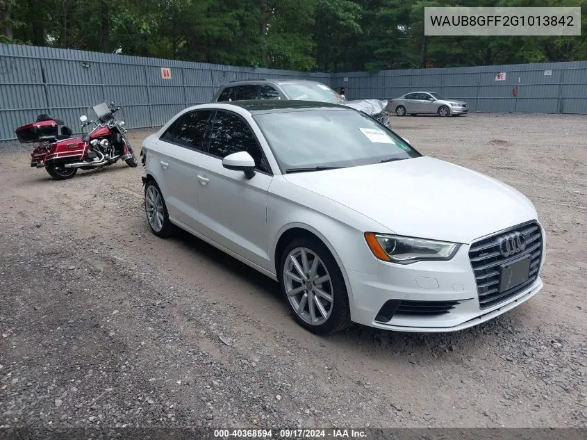 2016 Audi A3 2.0T Premium VIN: WAUB8GFF2G1013842 Lot: 40368594