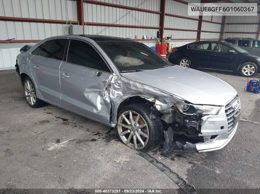 WAUE8GFF6G1060367 2016 Audi A3 2.0T Premium