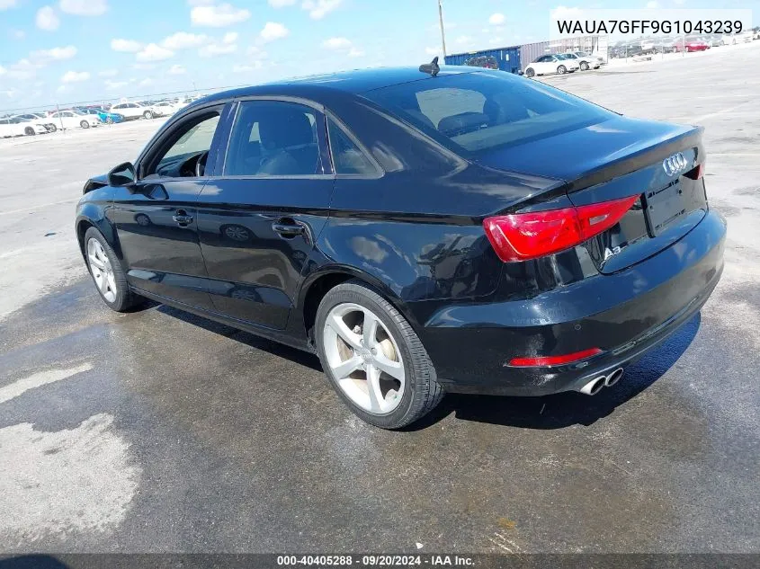 WAUA7GFF9G1043239 2016 Audi A3 1.8T Premium