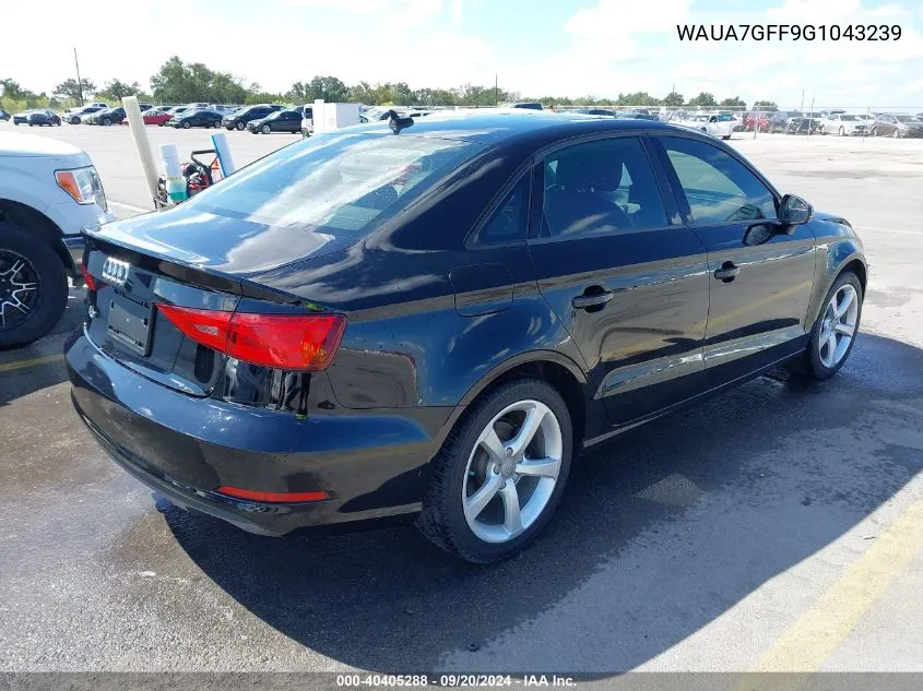 WAUA7GFF9G1043239 2016 Audi A3 1.8T Premium