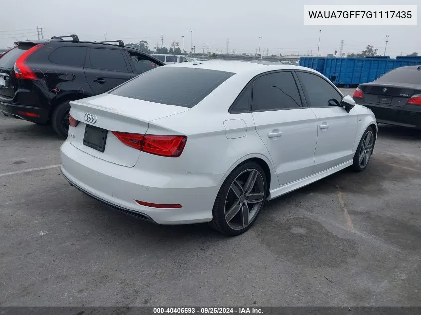 WAUA7GFF7G1117435 2016 Audi A3 1.8T Premium