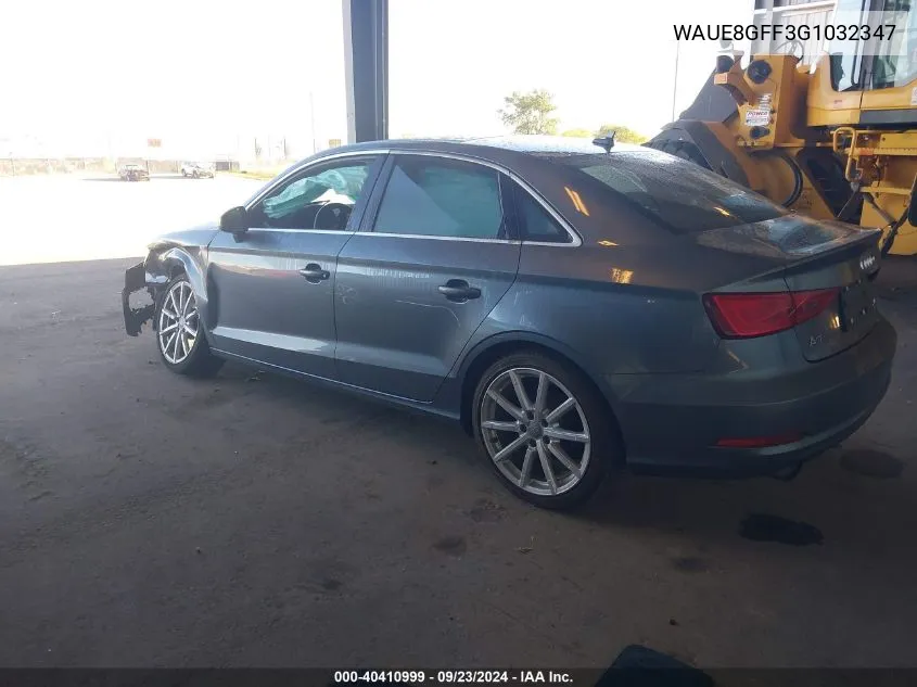 WAUE8GFF3G1032347 2016 Audi A3 Premium Plus