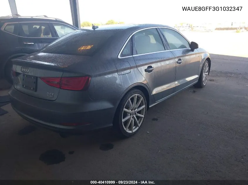 WAUE8GFF3G1032347 2016 Audi A3 Premium Plus