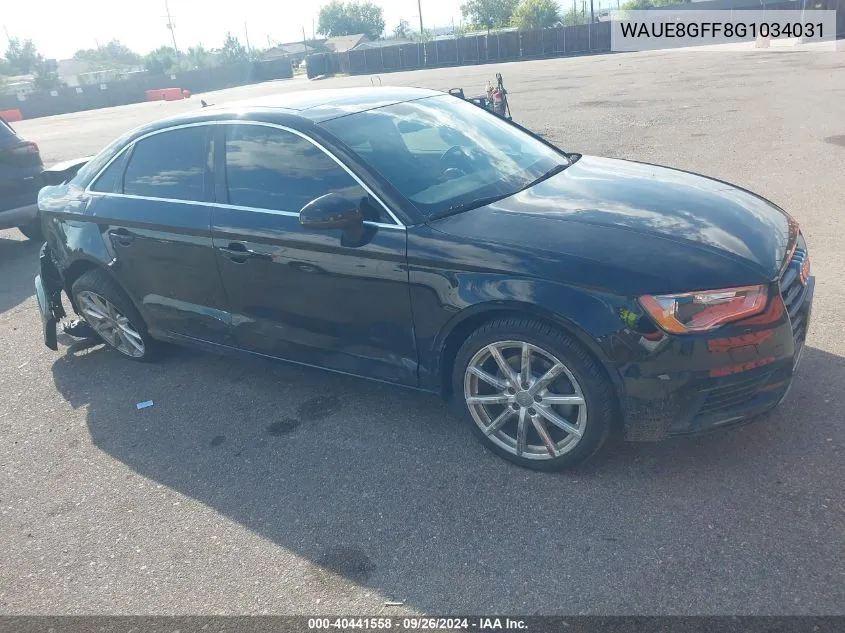 WAUE8GFF8G1034031 2016 Audi A3 2.0T Premium