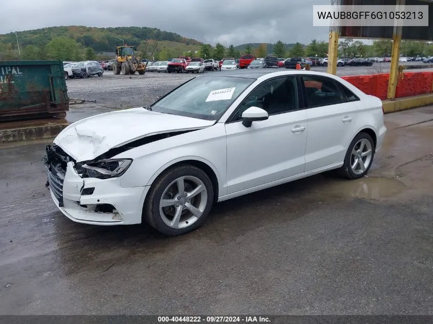 WAUB8GFF6G1053213 2016 Audi A3 2.0T Premium