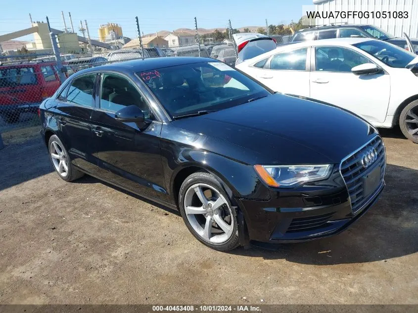 2016 Audi A3 1.8T Premium VIN: WAUA7GFF0G1051083 Lot: 40453408