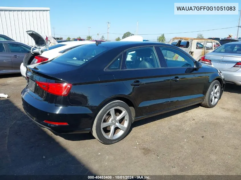 WAUA7GFF0G1051083 2016 Audi A3 1.8T Premium