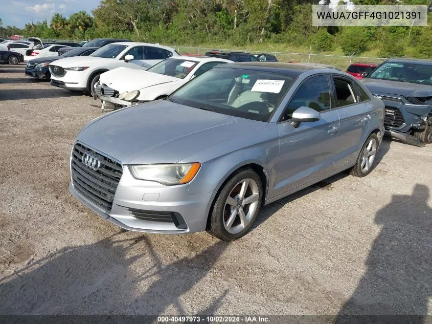 2016 Audi A3 1.8T Premium VIN: WAUA7GFF4G1021391 Lot: 40497973