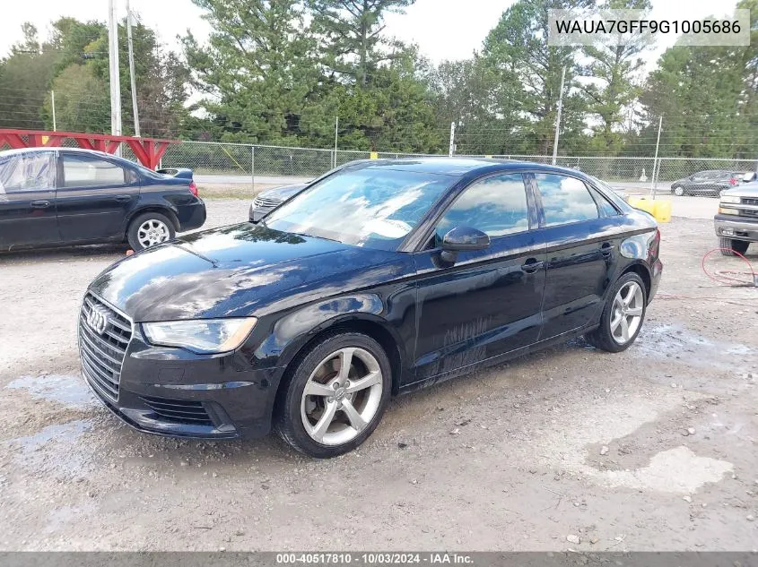 2016 Audi A3 1.8T Premium VIN: WAUA7GFF9G1005686 Lot: 40517810