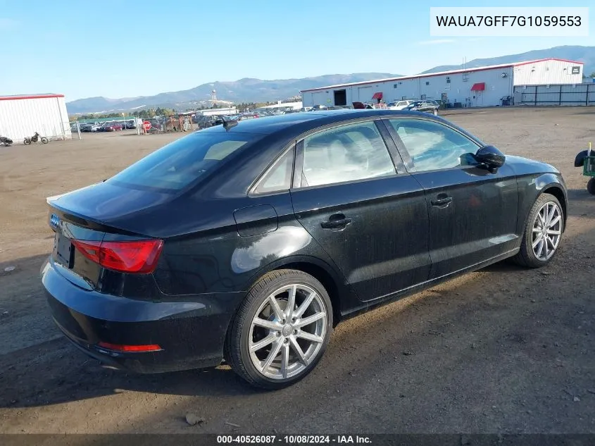 2016 Audi A3 1.8T Premium VIN: WAUA7GFF7G1059553 Lot: 40526087