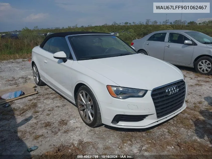 2016 Audi A3 1.8T Premium VIN: WAU67LFF9G1062467 Lot: 40531799