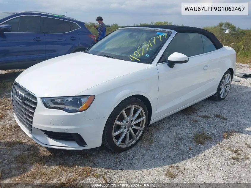 WAU67LFF9G1062467 2016 Audi A3 1.8T Premium