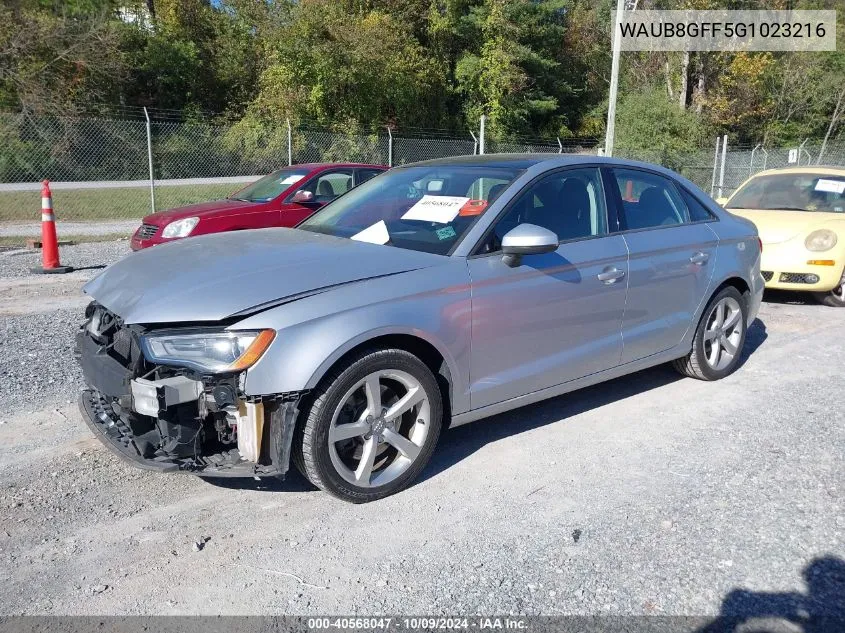 2016 Audi A3 2.0T Premium VIN: WAUB8GFF5G1023216 Lot: 40568047