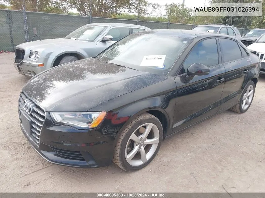 WAUB8GFF0G1026394 2016 Audi A3 Premium