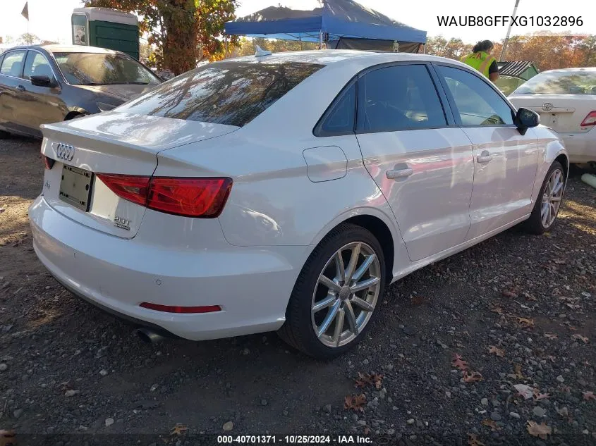 2016 Audi A3 2.0T Premium VIN: WAUB8GFFXG1032896 Lot: 40701371