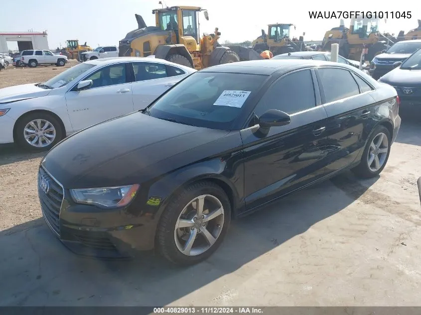 WAUA7GFF1G1011045 2016 Audi A3 1.8T Premium