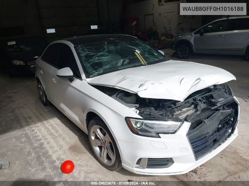 WAUB8GFF0H1016188 2017 Audi A3 2.0T Premium